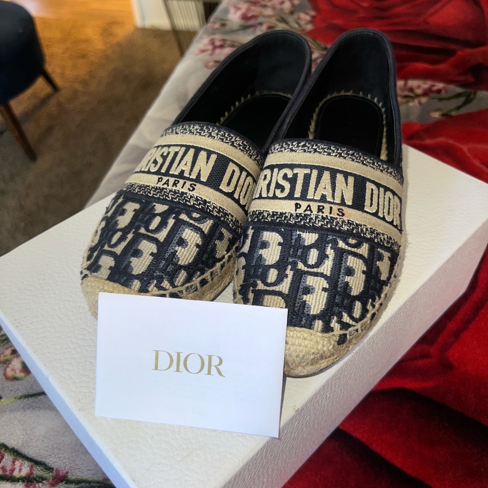 Dior Granville Deep Blue Espadrilles